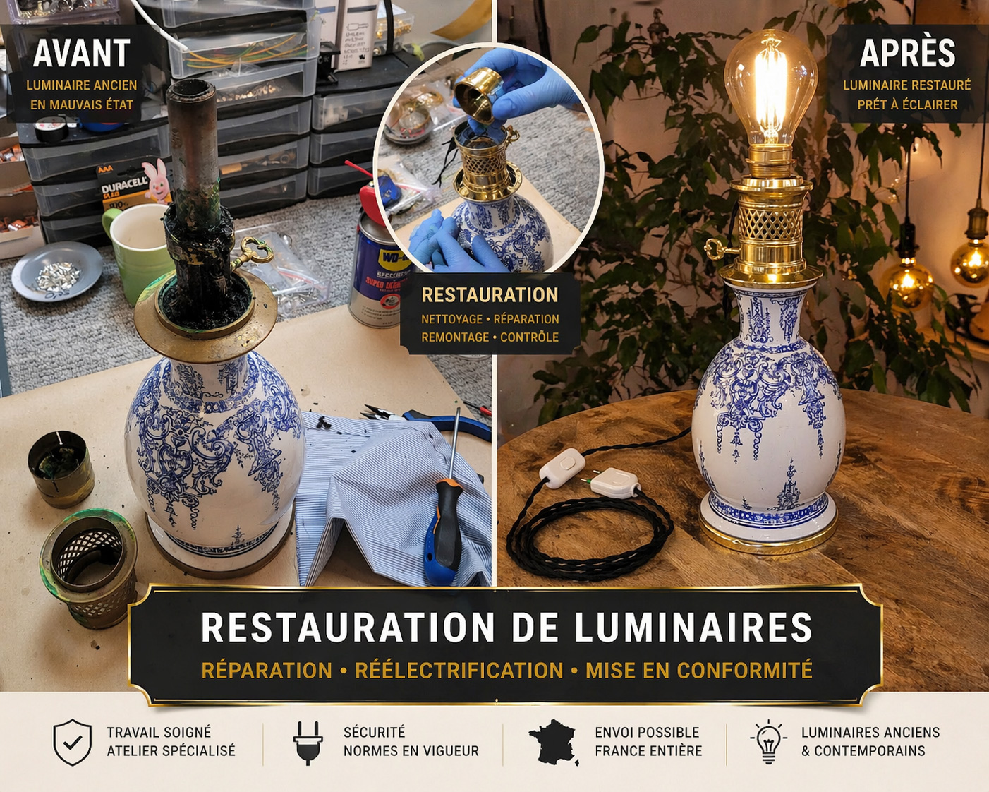 ancienne lampe à huile